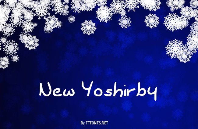 New Yoshirby example